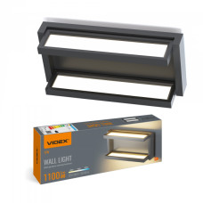 LED світильник настінний з сенсором VIDEX WL01 12W 2800K-4000K-6000K Black (VL-WL01-12CSB)