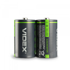 Батарейка лужна Videx LR20/D 2шт SHRINK (LR2O/D 2pcs S)