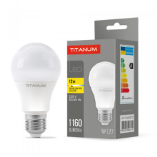 LED лампа TITANUM A60 12W E27 3000K (TLA6012273)
