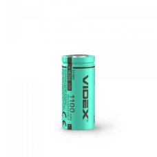 Акумулятор VIDEX Li-ion 18350 (без захисту) 1100mAh bulk/1шт (18350/1100/1B)