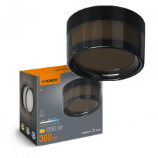 LED світильник IP65 круглий VIDEX BHD01 9W 2400-3200-4300K Black (VL-BHD01-09CBB)