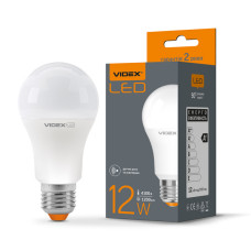 "Сенсор" LED лампа VIDEX A60e 12W E27 4100K з датчиком руху та освітленості (VL-A60e-12274-S)