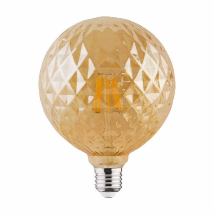 Лампа вінтажна світлодіодна RUSTIC TWIST-6 6W Filament led 2200К  E27 Horoz Electric