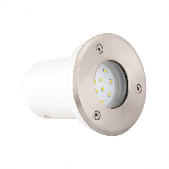 Світильник тротуарний LED 1,2W мат.хром.білий Horoz Electric