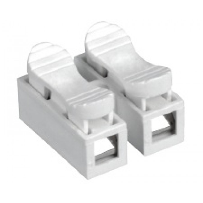 Розєм 2-х полюсний 6мм WIRE SPRING-2/6 Horoz Electric