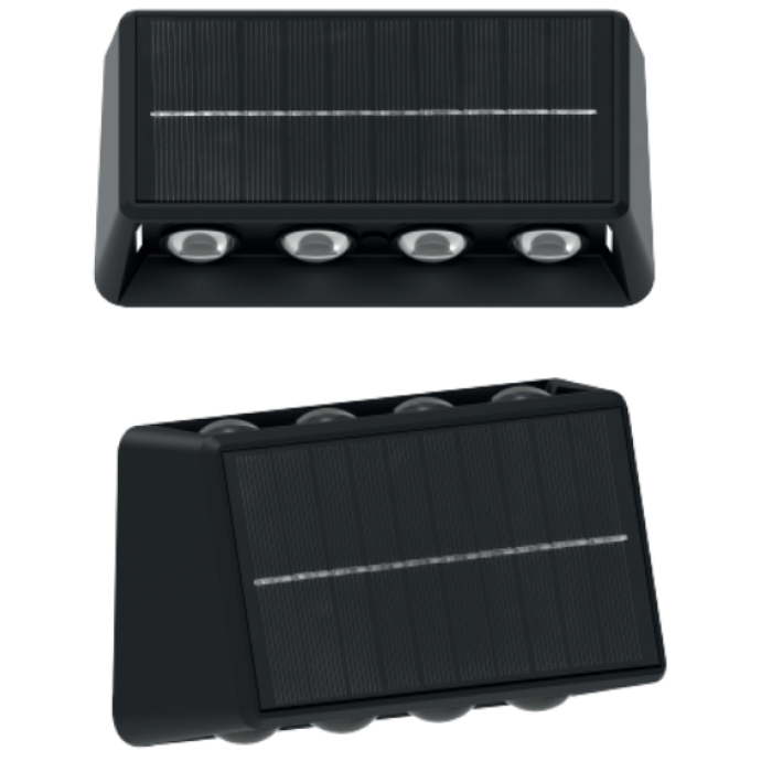 Фасадний LED світильник на сонячній батареї MALIBU-8 3CCT 078-017-0008