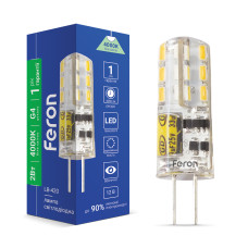 Світлодіодна лампа Feron LB-420 2Вт 12V G4 4000K (25448)