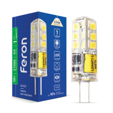 Світлодіодна лампа Feron LB-422 3Вт 12V G4 2700K (25531)