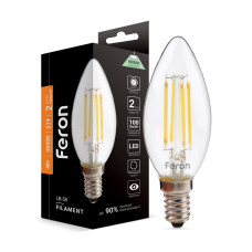 Світлодіодна лампа Feron Filament LB-58 4Вт E14 4000K (25573)