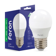 Світлодіодна лампа Feron LB-380 4Вт E27 4000K (25642)