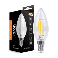 Світлодіодна лампа Feron Filament LB-68 4Вт E14 2700K (25651)
