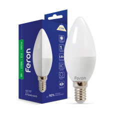 Світлодіодна лампа Feron LB-737 6Вт E14 2700K (25677)