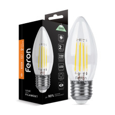 Світлодіодна лампа Feron Filament LB-68 4Вт E27 4000K (25753)