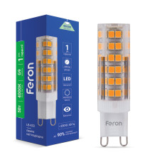 Світлодіодна лампа Feron LB-433 5Вт G9 4000K (25767)