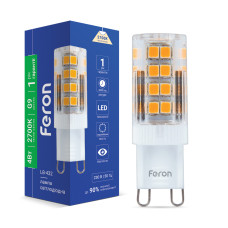 Світлодіодна лампа Feron LB-432 4Вт G9 2700K (25769)