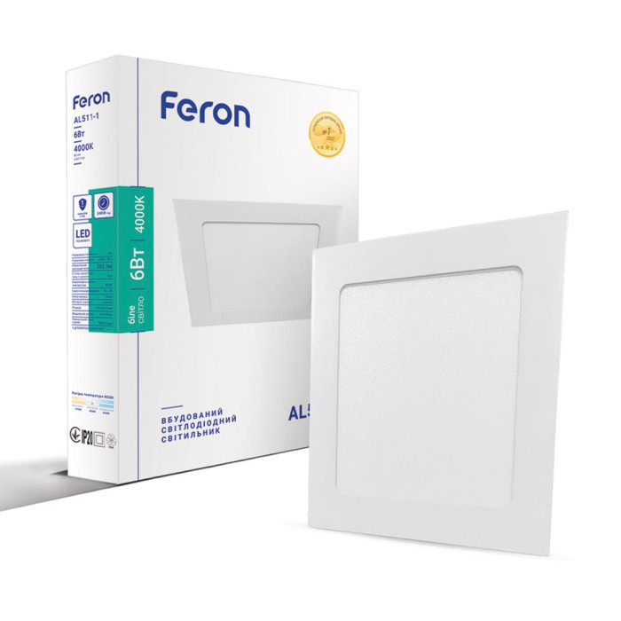 Світлодіодний світильник Feron AL511-1 6Вт 4000K (01886)