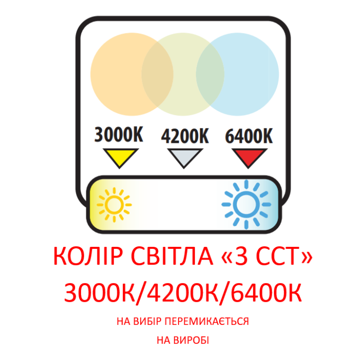Світильник врізний ALEXIS-12 3CCT  016-087-0012 (Чорний)