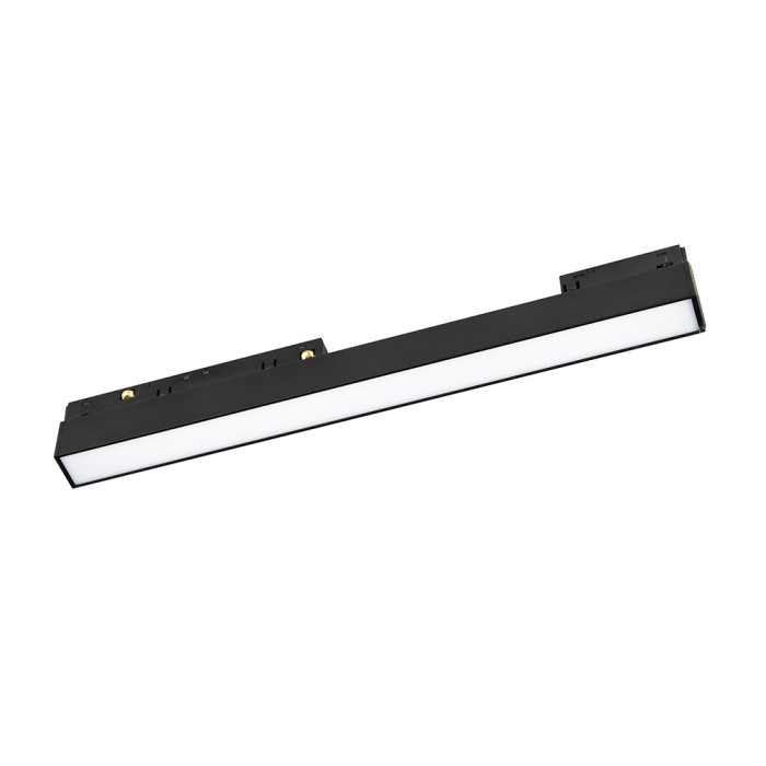 Світильник трековий лінійний магнітний MAGNET-LM1 12W 4200K  48V DC чорний
