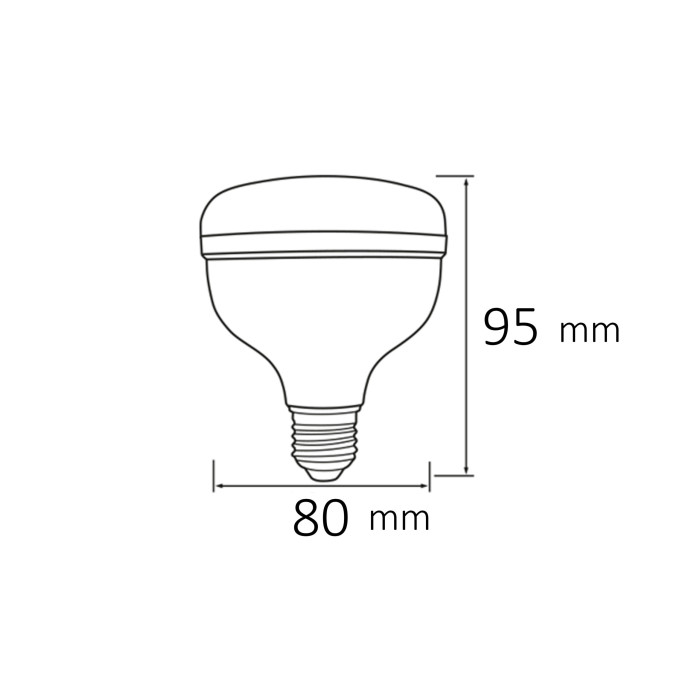 Лампа світлодіодна "CRYSTAL-20" 20W 6400K E27