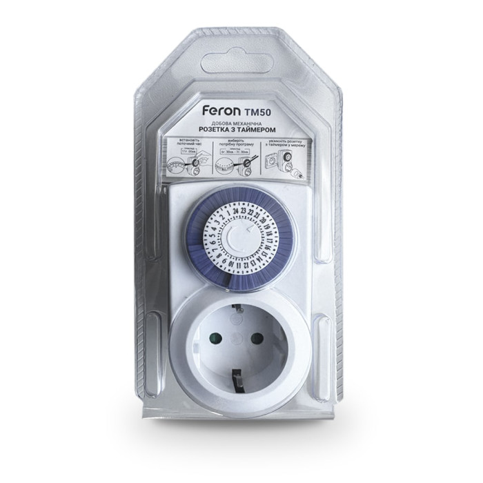 Розетка з таймером Feron TM50 (23238)