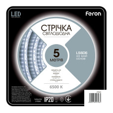 Світлодіодна стрічка Feron LS606 12В 7.2Вт/м 6500K (27644)