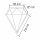 Світильник фасадний LED  "CARAT" 12W настінний