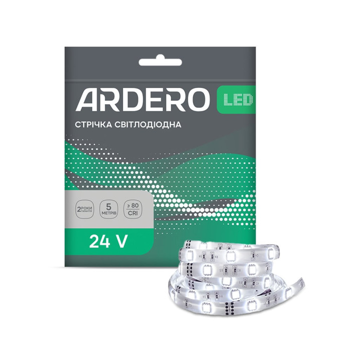 Світлодіодна стрічка Ardero LS806ARD 24В RGB (80279)