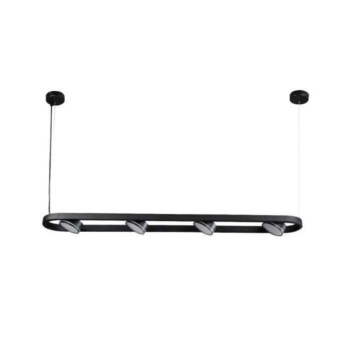 Накладний світильник Ardero ML485-4 під лампу на підвісі чорний (80460)