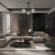 Накладний світильник Ardero BL1130-1 OLIVIA під лампу чорний (80505)