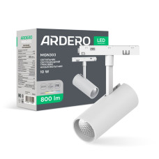 Світлодіодний магнітний трековий світильник Ardero MGN303 10Вт 4000К білий (80604)