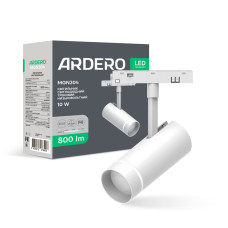 Світлодіодний магнітний трековий світильник Ardero MGN304 10Вт 4000K білий (80605)