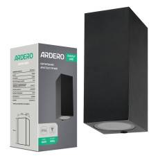 Архітектурний накладний світильник Ardero DH0147ARD під лампу чорний (80699)