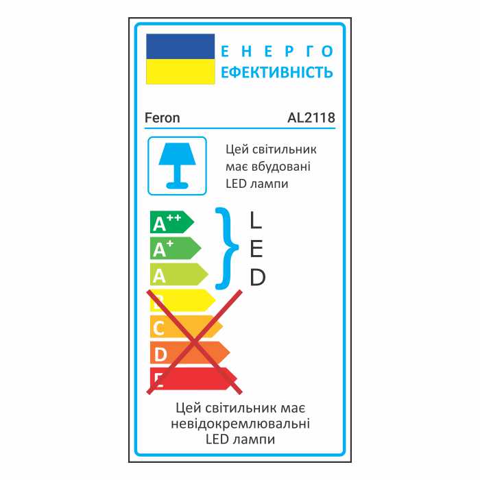Світлодіодна панель Feron AL2118 36Вт 6400K (32941)