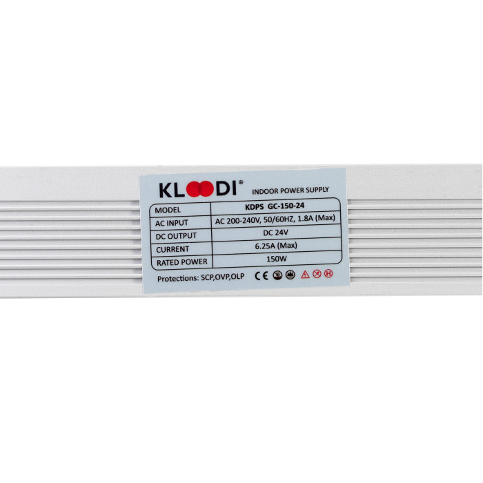Блок живлення KLOODI KDPS-GC 150 24V 150W IP20
