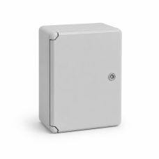 Бокс монтажний пластиковий 200×300×130 мм IP65 сірий 601-000-001-A130