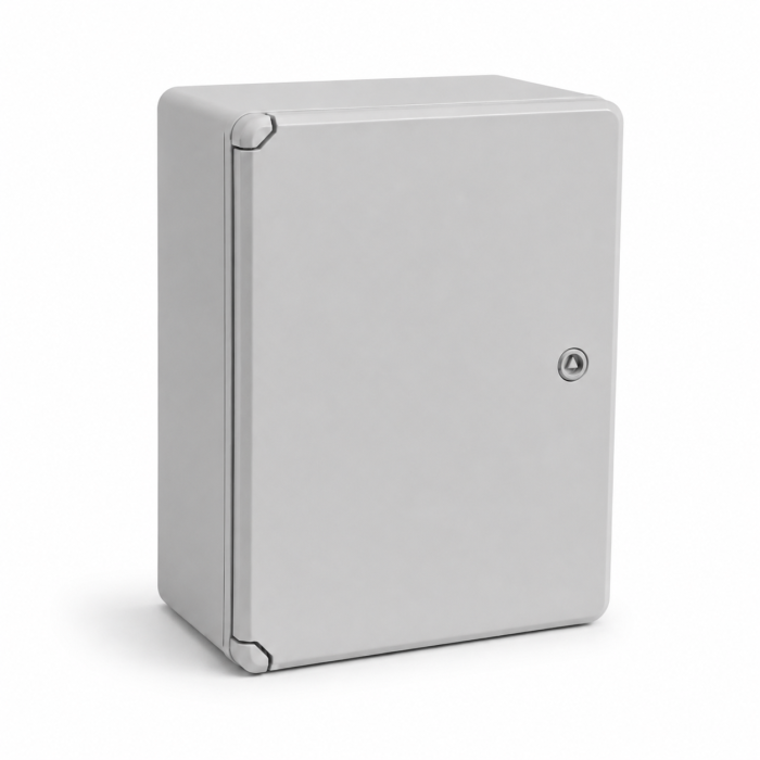 Бокс монтажний пластиковий 250×350×150 мм IP65 сірий 601-000-002-A150