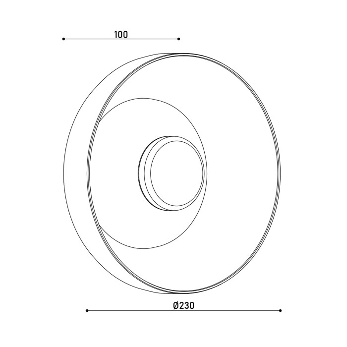Бра KLOODI DECO WA-WL8244-D230 GD/TR
