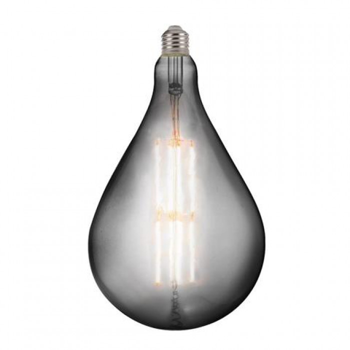 Лампа вінтажна світлодіодна Filament led TOLEDO  8W 2400К титан E27 Horoz Electric