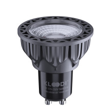 Лампа LED KLOODI KDGU10-QL 5WCOB 4K 60D BK DIM 450Lm
