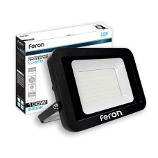 Світлодіодний прожектор Feron LL-810 100Вт 6400K чорний (32817)