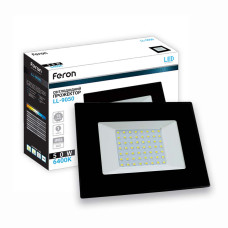 Світлодіодний прожектор Feron LL-9050 50Вт 6400K чорний (40063)