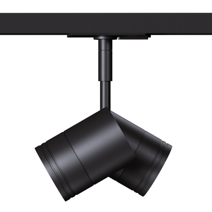 Світильник трековий однофазний KLOODI KD-5050/02-2L-BK Track