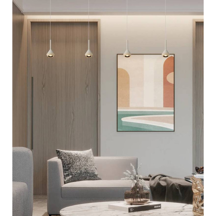 Світильник підвісний KLOODI DECO PE-BONNY185 7W 3K WH