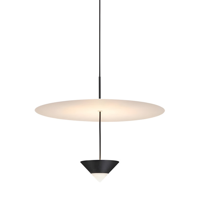 Світильник підвісний KLOODI DECO PE-LUNA380 10W+3W 3K BK