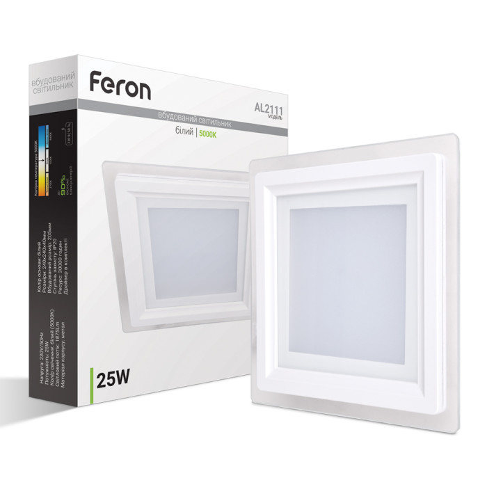 Світлодіодний світильник Feron AL2111 25Вт 5000K білий (01638)