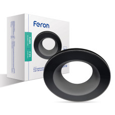 Вбудований світильник Feron DL8910 під лампу чорний (01810)