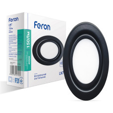 Світлодіодний світильник Feron LN7 3Вт 4000K чорний (01824)