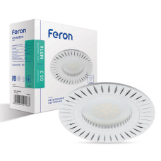 Вбудований світильник Feron GS-M394 під лампу білий (28342)