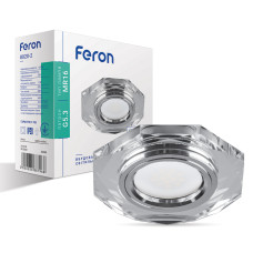 Вбудований світильник Feron 8020-2 під лампу з підсвіткою (28488)
