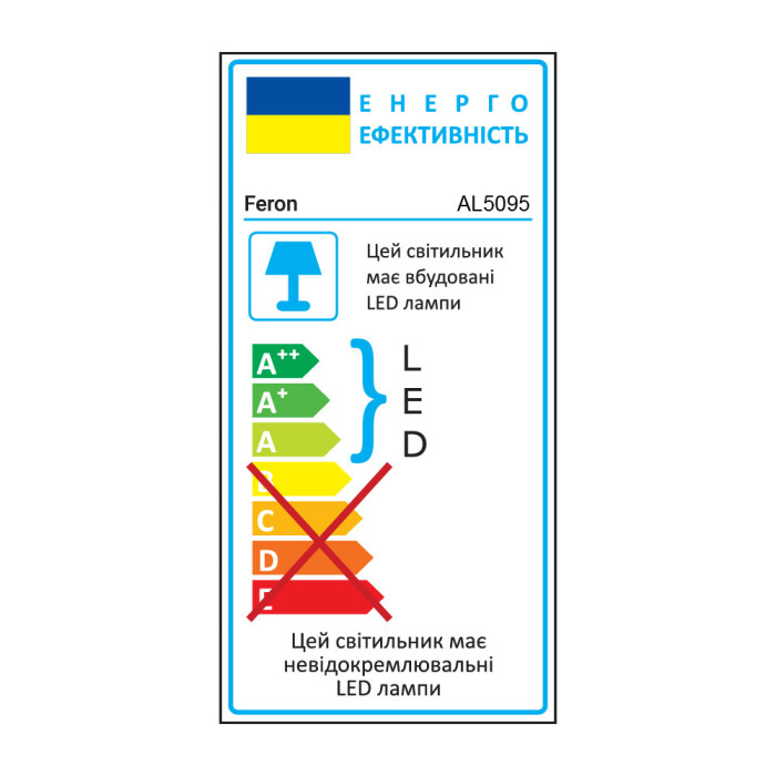 Світлодіодний світильник Feron AL5095 36Вт 6500K (32603)